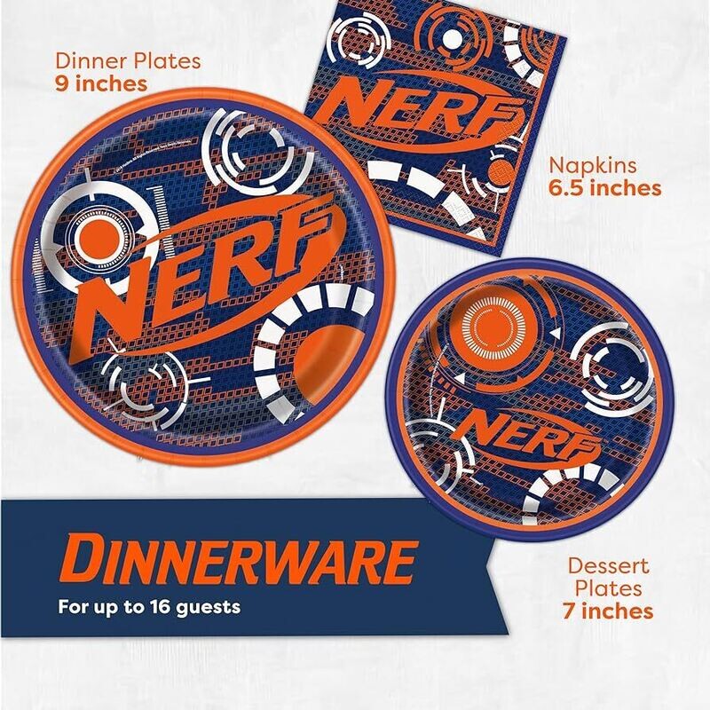 Plates - BEV - Nerf - 6.75&quot; - 8PCS