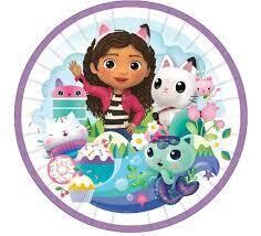 Plates - LN - Gabbys Doll House - 8PCS