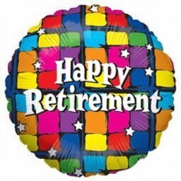 Foil Balloon - Colorful Happy Retirement - 18&quot;