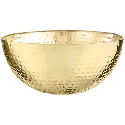 Large Hammered Stainless Steel Bowl