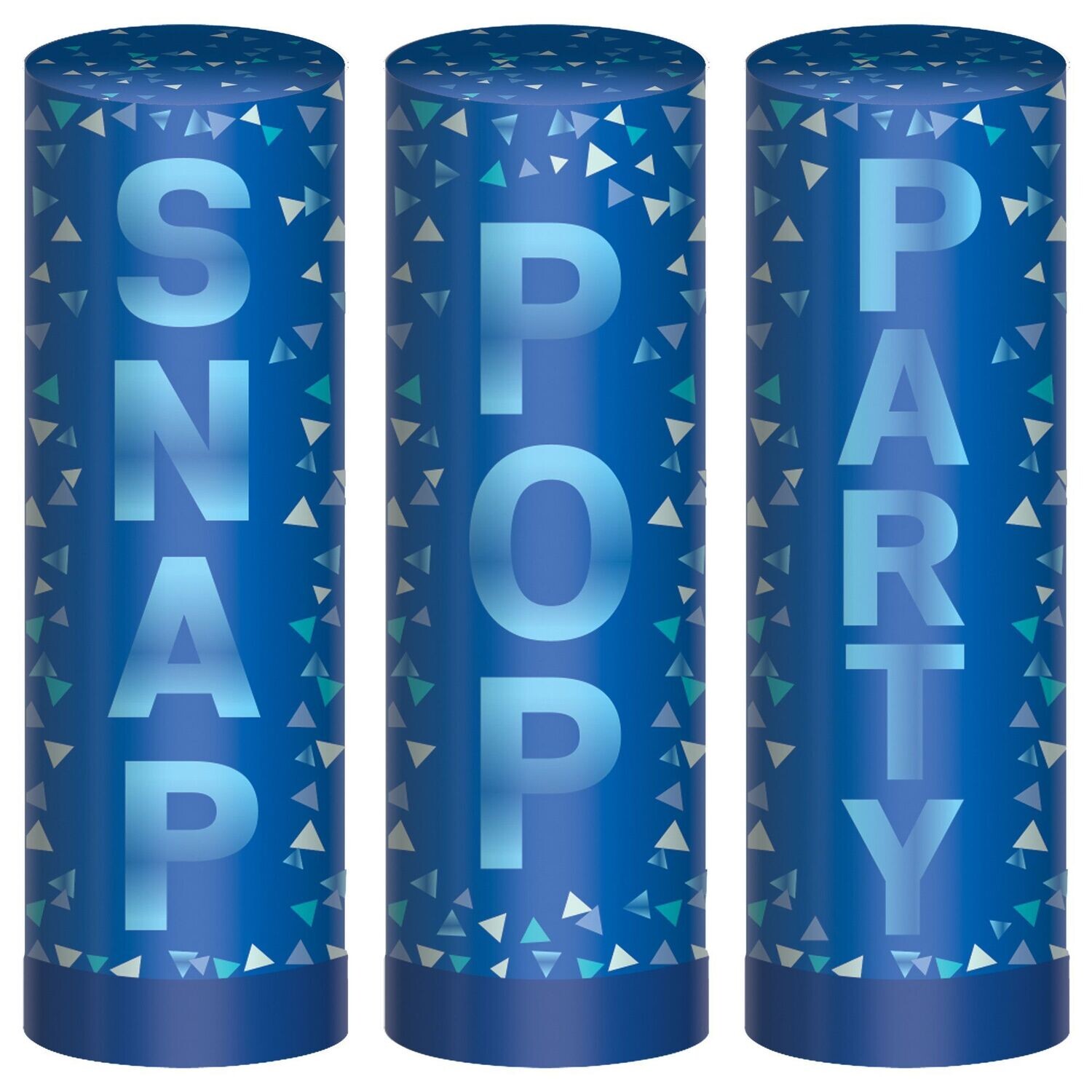 Blue Confetti Poppers