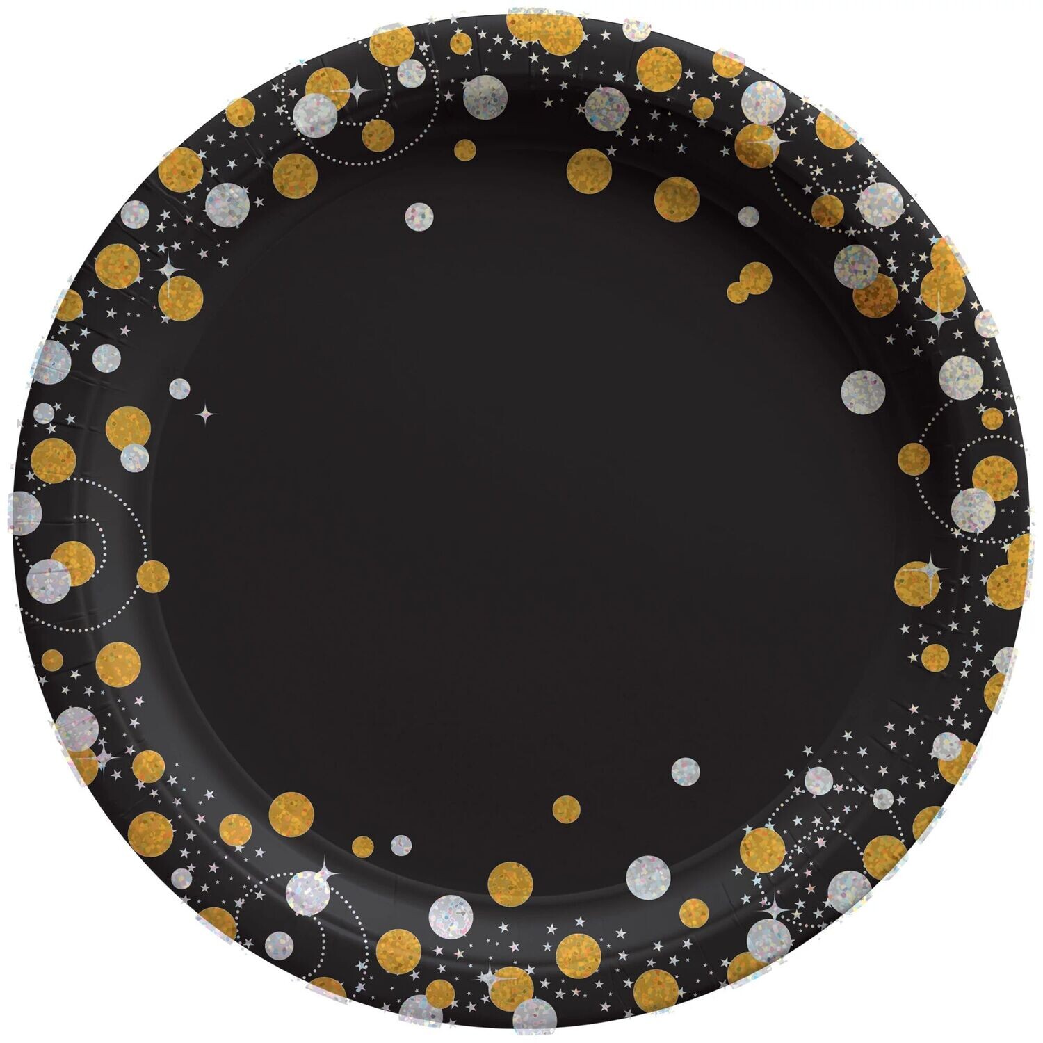 Sparkling Celebration Round Plates