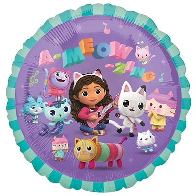 Foil Balloon - Gabby&#39;s Dollhouse - 18&quot; Round