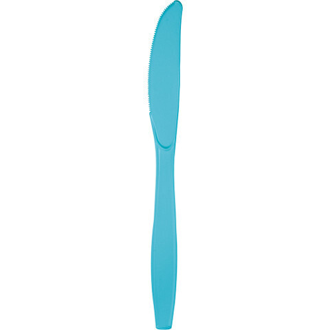 Plastic Knives Bermuda Blue 20pc