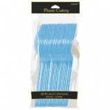 Plastic Spoons Powder Blue (Discontinued) 20pc
