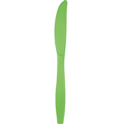 Plastic Knives Citrus Green 20pc