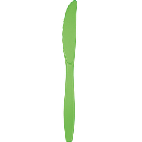 Plastic Knives Citrus Green 20pc