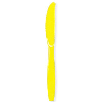 Plastic Knives Light Yellow 20pc