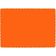 Paper Placemats Orange Peel 50pc