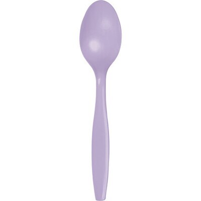Plastic Spoons Luscious Lavender 20pc