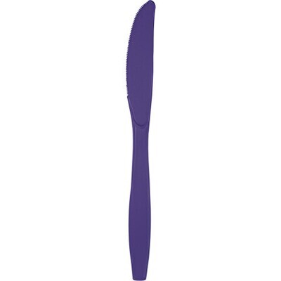 Plastic Knives Purple 20pc