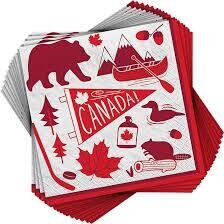 Canadian Pride Beverage Napkins