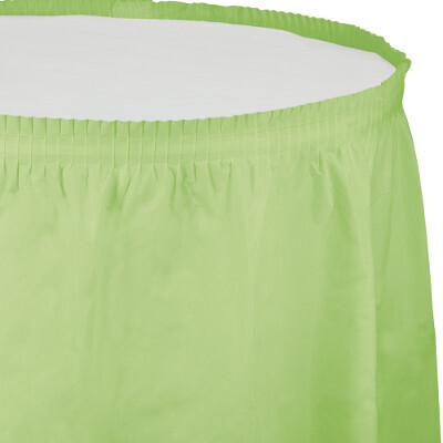 Plastic Table Skirt Pistachio (Discontinued) 29&quot; X 14 ft