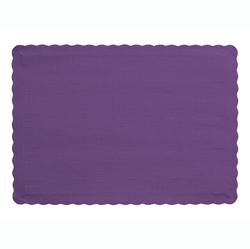 Paper Placemats Purple 50pc