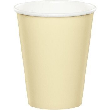 Paper Cups - orange Ivory 24pc