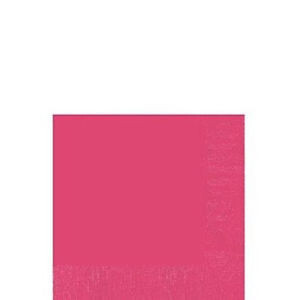 Napkins 50pc Bright Pink 9 7/8&quot; X 9 7/8&quot;