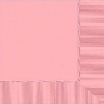 Napkins 50pc New Pink 13&quot; X 13&quot;