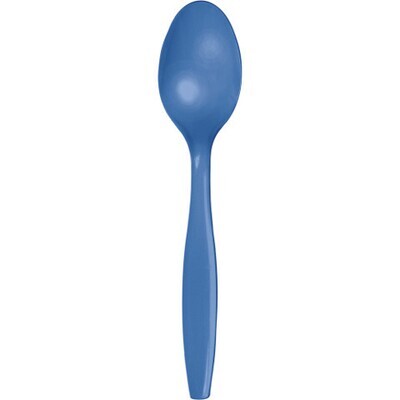 Plastic Spoons True Blue 20pc