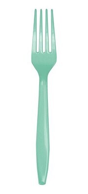 Plastic Forks Fresh Mint 24pc