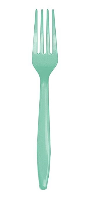 Plastic Forks Fresh Mint 24pc