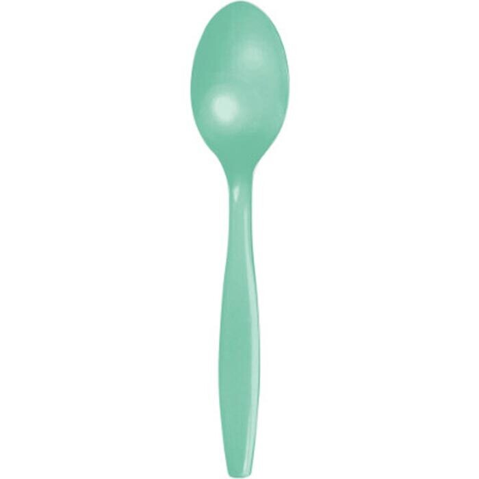 Plastic Spoons Fresh Mint 24pc