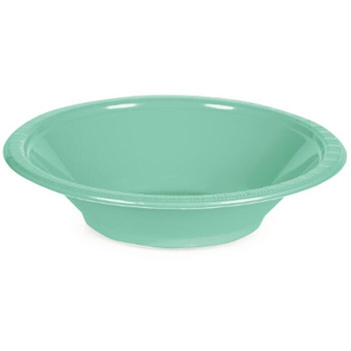 Plastic Bowls 20pc Fresh Mint 12 oz