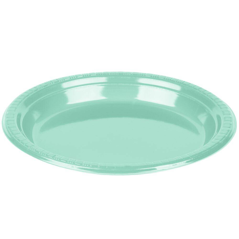 Plastic Plates 20pc Fresh Mint 10 1/4&quot;