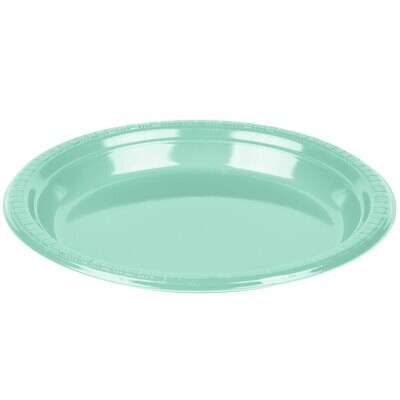 Plastic Plates 20pc Fresh Mint 10 1/4&quot;
