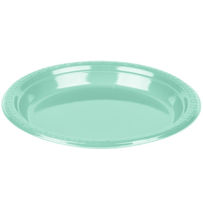Plastic Plates 20pc Fresh Mint 10 1/4&quot;