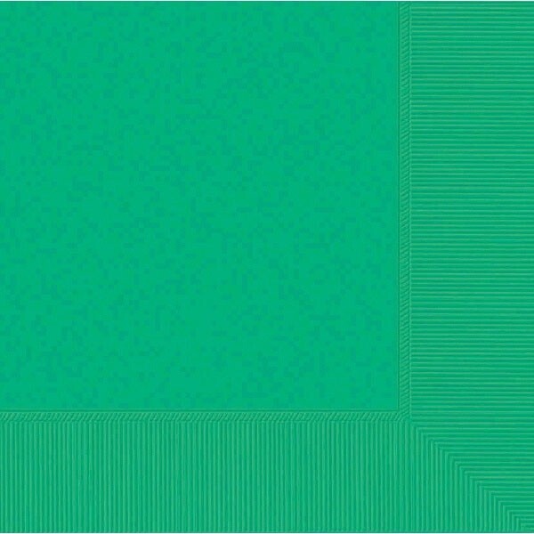 Napkins 50pc Festive Green 9 7/8&quot; X 9 7/8&quot;