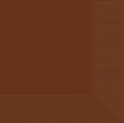 Napkins 50pc Chocalate Brown2 9 7/8&quot; X 9 7/8&quot;