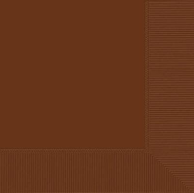 Napkins 50pc Chocolate Brown 13&quot; X 13&quot;