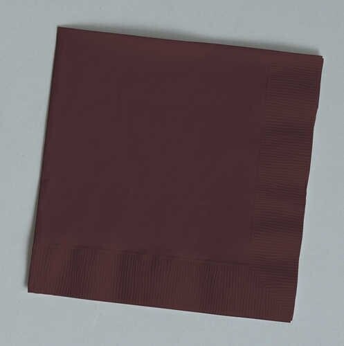 Napkins 50pc Chocalate Brown2 13&quot; X 13&quot;
