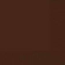 Napkins 20pc Chocolate Brown 15 3/4 X 15 3/4&quot;