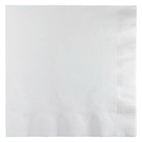 Napkins 50pc White 12 7/8 X 12 7/8&quot;