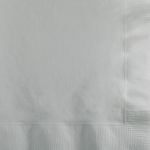 Napkins 50pc Shimmering Silver 9 7/8&quot; X 9 7/8&quot;