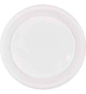 Plastic Plates 20pc Clear 7&quot;