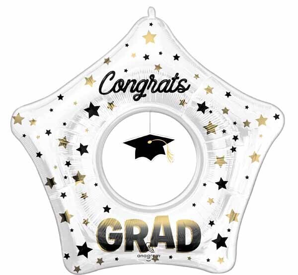 Foil Balloon - Supershape - GRAD CAP DANGLER 32&quot;