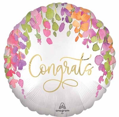 Foil Balloon - ROMANTIC CONGRATS 18&quot;