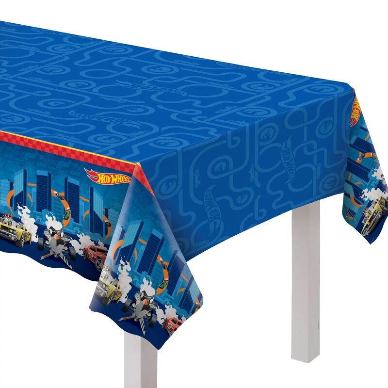 Table Cover - Hot Wheels - Plastic