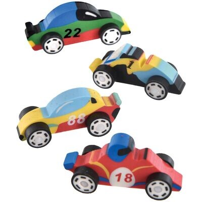 Favors - Race Car Erasers - 12 PCS