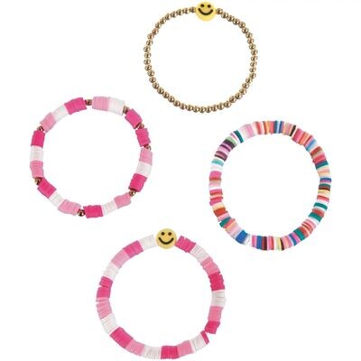 Favors - Beaded Stretch Bracelets - 12 PCS