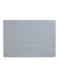 Paper Placemats Shimmering Silver 50pc