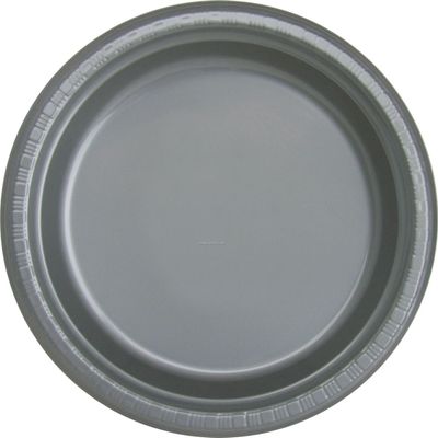 Paper Plates 20pc Silver 7&quot;