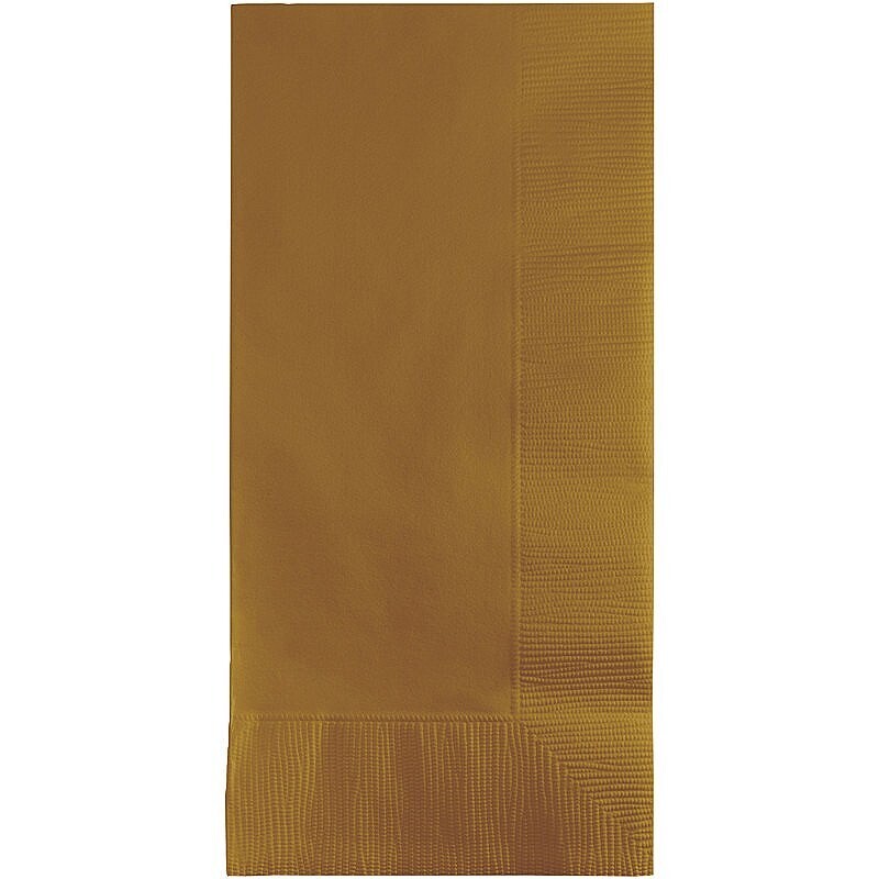 Dinner Napkins 50pc Glittering Gold 16&quot; X 16&quot;