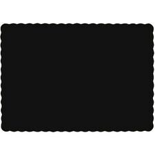 Paper Placemats Black 50pc