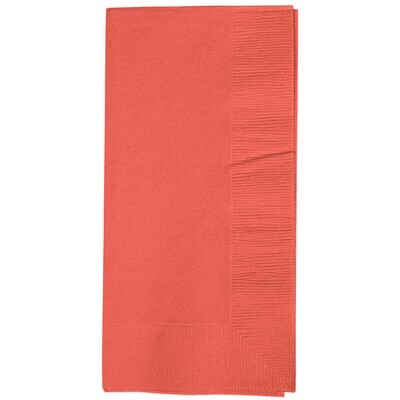 Dinner Napkins 50pc Coral 16&quot; X 16&quot;