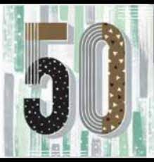 Napkins - LN - Minted Milestone 50