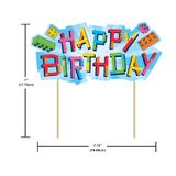 Cake Topper - Block Bash HBD