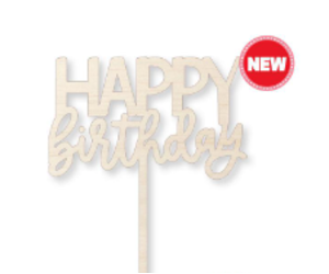 Cake Topper - Wood World ADV